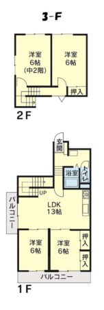 間取り図は一例です。(間取)