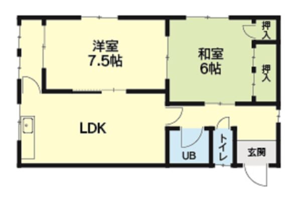 間取り図は一例です。(間取)